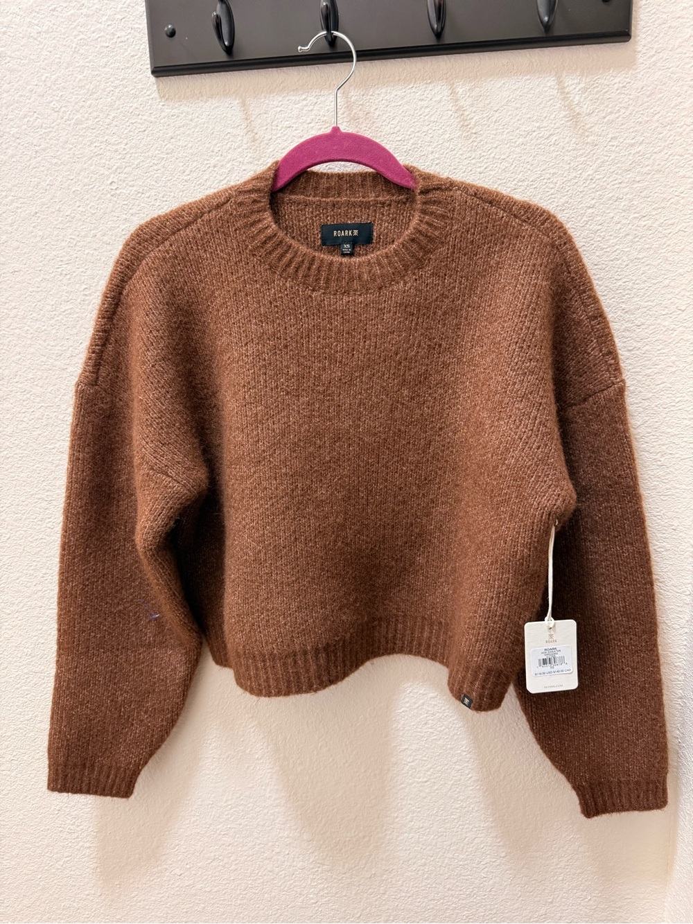 Roark Brown Cozy Crewneck Women's Sweater